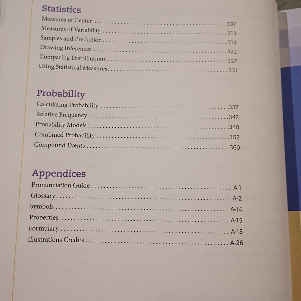 MATH 7 A REFERENCE GUIDE K12 Summit Curriculum Hardcover Homeschool Charter EUC - Picture 6 of 7